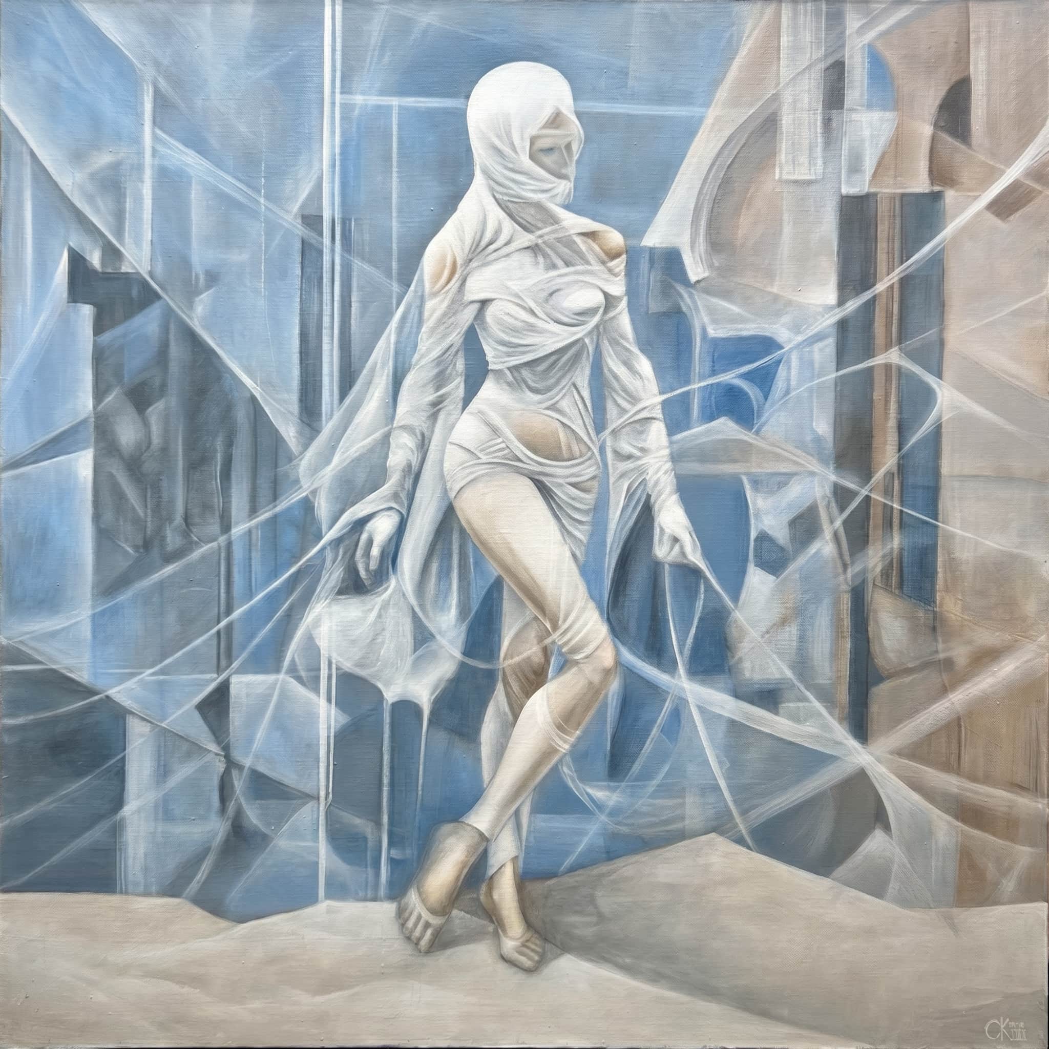 Ольга Кан, «Promenades with ribbons», из серии «Гости из будущего»